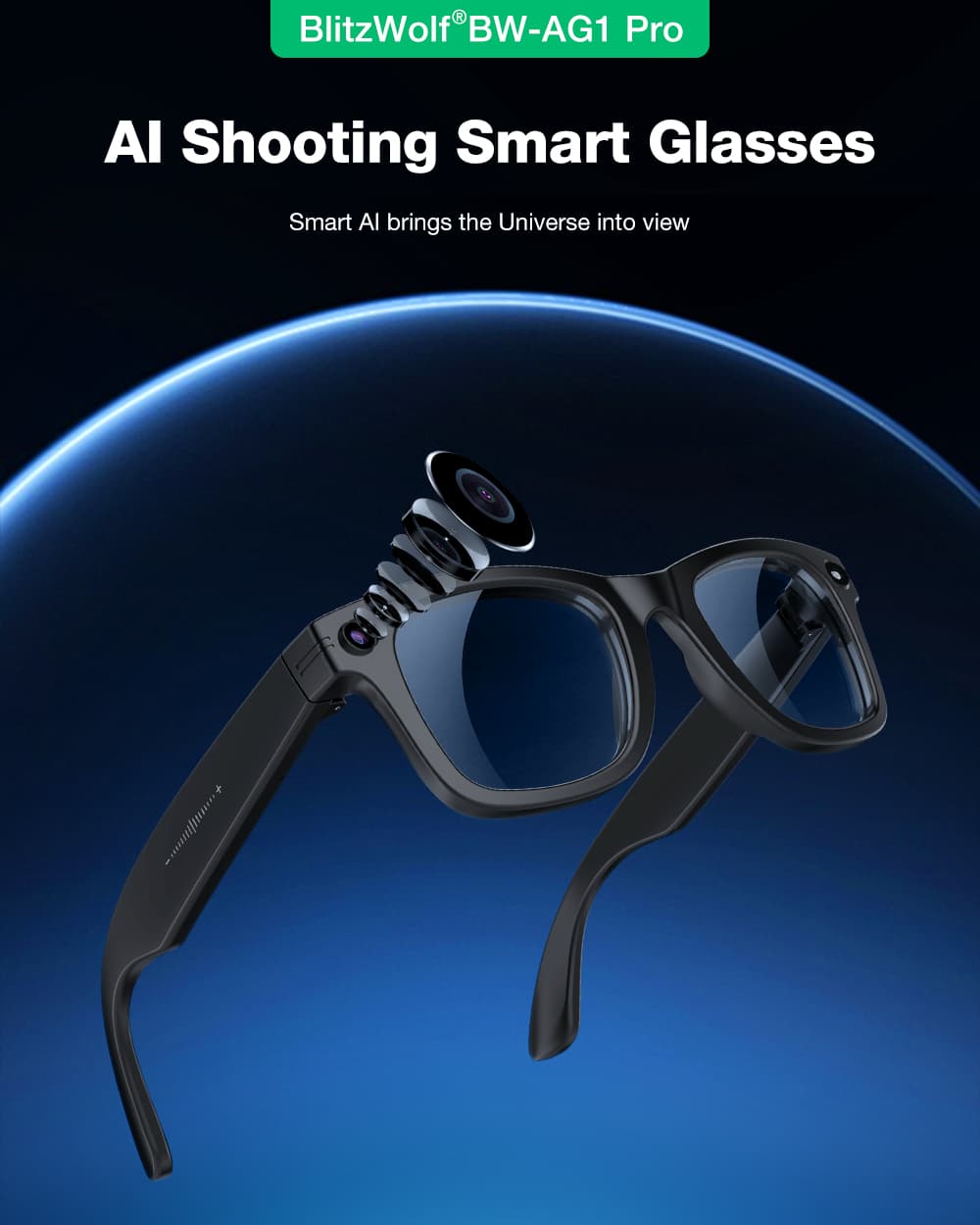 BlitzWolf BW-AG1 Pro AI Smart Glasses